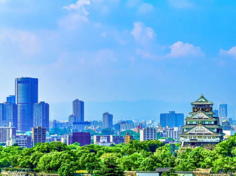 大阪城　OSAKA CASTLE